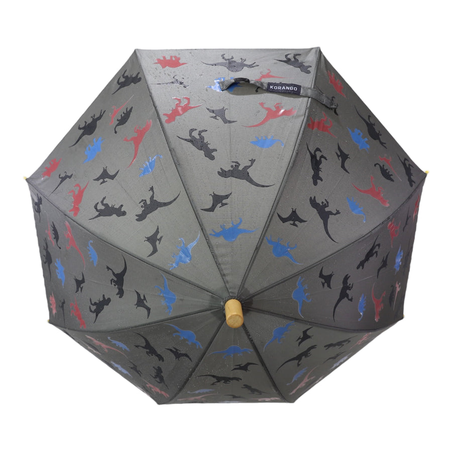 Dinosaur Colour Change Umbrella Charcoal