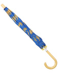 Tiger Print Umbrella Blue