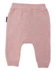 Subtle Textured Knit Legging Dusty Pink