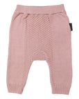 Subtle Textured Knit Legging Dusty Pink