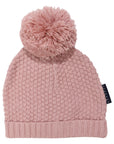 Textured Knit Beanie Dusty Pink