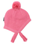 Textured Knit Beanie Hot Pink