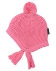 Textured Knit Beanie Hot Pink