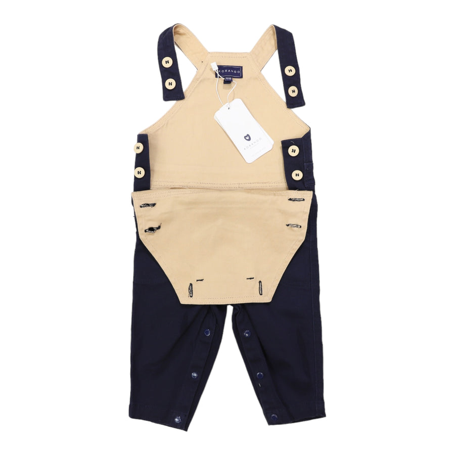 Stretch Twill Overall Navy