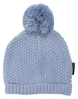 Textured Knit Beanie Dusty Blue