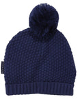 Textured Knit Beanie Navy