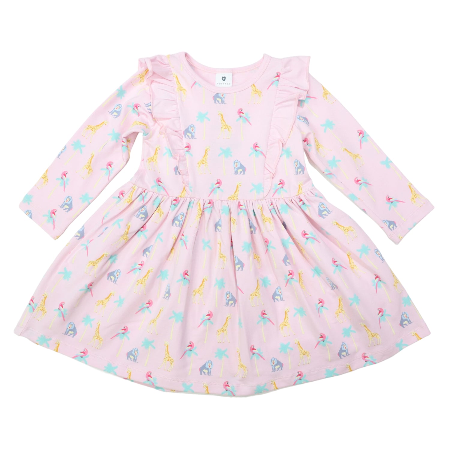 Safari Cotton Dress Pink