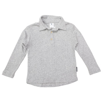 Cotton/Modal Polo Grey