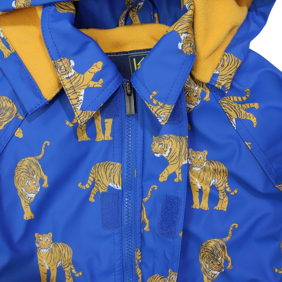 Tiger Raincoat Blue