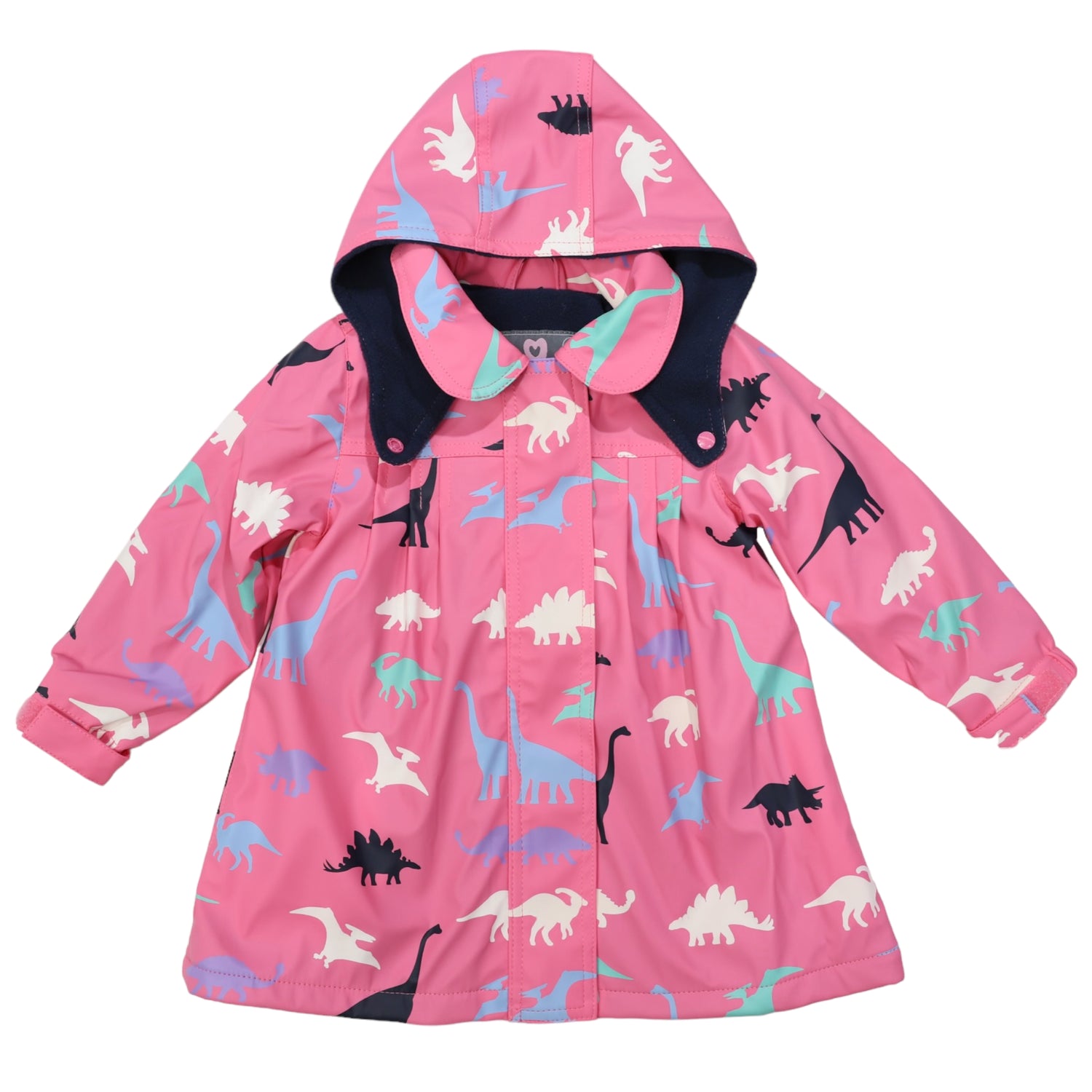 Dinosaur Colour Change Raincoat Hot Pink