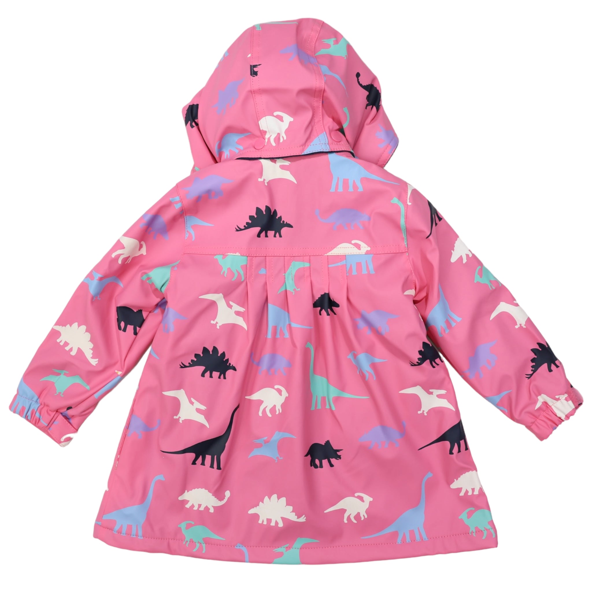 Dinosaur Colour Change Raincoat Hot Pink – Korango
