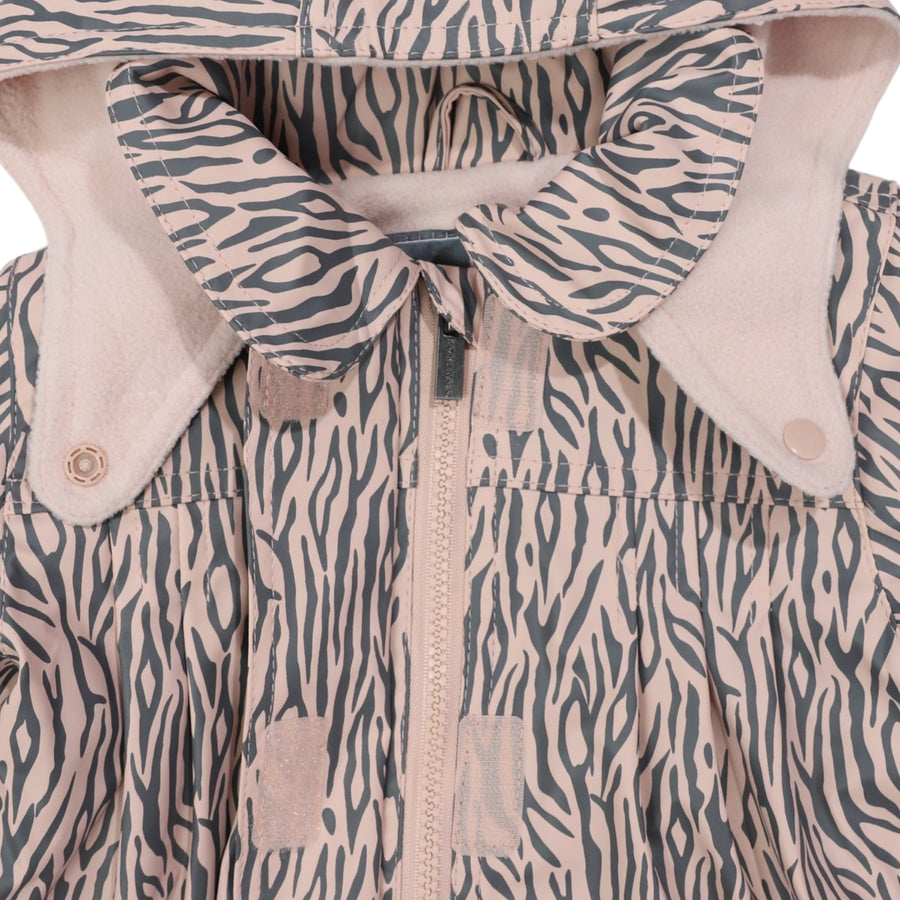 Tiger Stripes Raincoat Dusty Pink