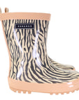 Tiger Stripes Gumboot Dusty Pink