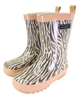 Tiger Stripes Gumboot Dusty Pink