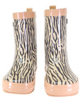 Tiger Stripes Gumboot Dusty Pink