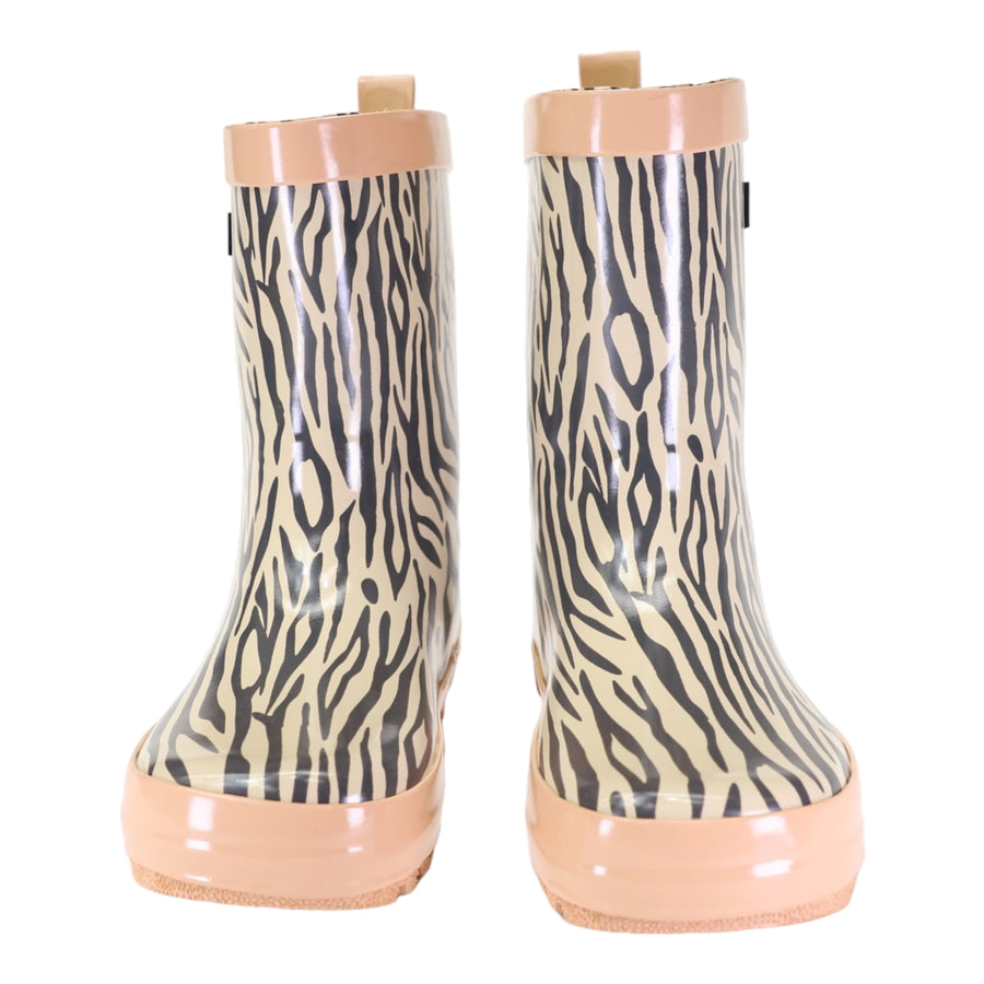 Tiger Stripes Gumboot Dusty Pink