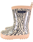 Tiger Stripes Gumboot Dusty Pink