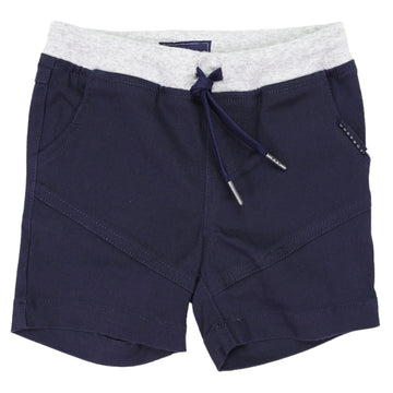 Stretch Twill Short with Drawstring Navy