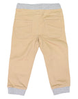 Elastic Waisted Stretch Twill Chino Sheepskin