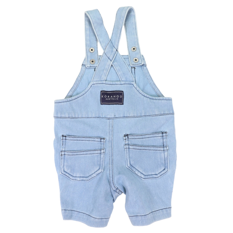 Denim Knit Overall Light Wash