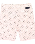 Stretch Cotton Spot Bike Short Pink