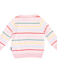 Stripe Knit Sweater Pink