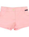 Girls Stretch Twill Short Pink