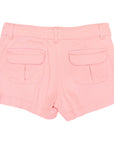 Girls Stretch Twill Short Pink