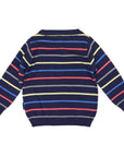 Sweater Knit Stripe Navy