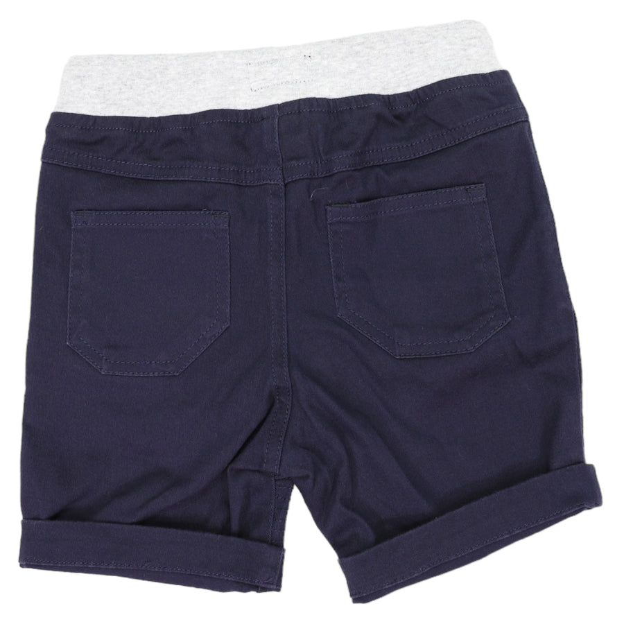 Stretch Twill Shorts Navy