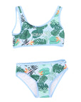 Fern Swim Crop Set Blue