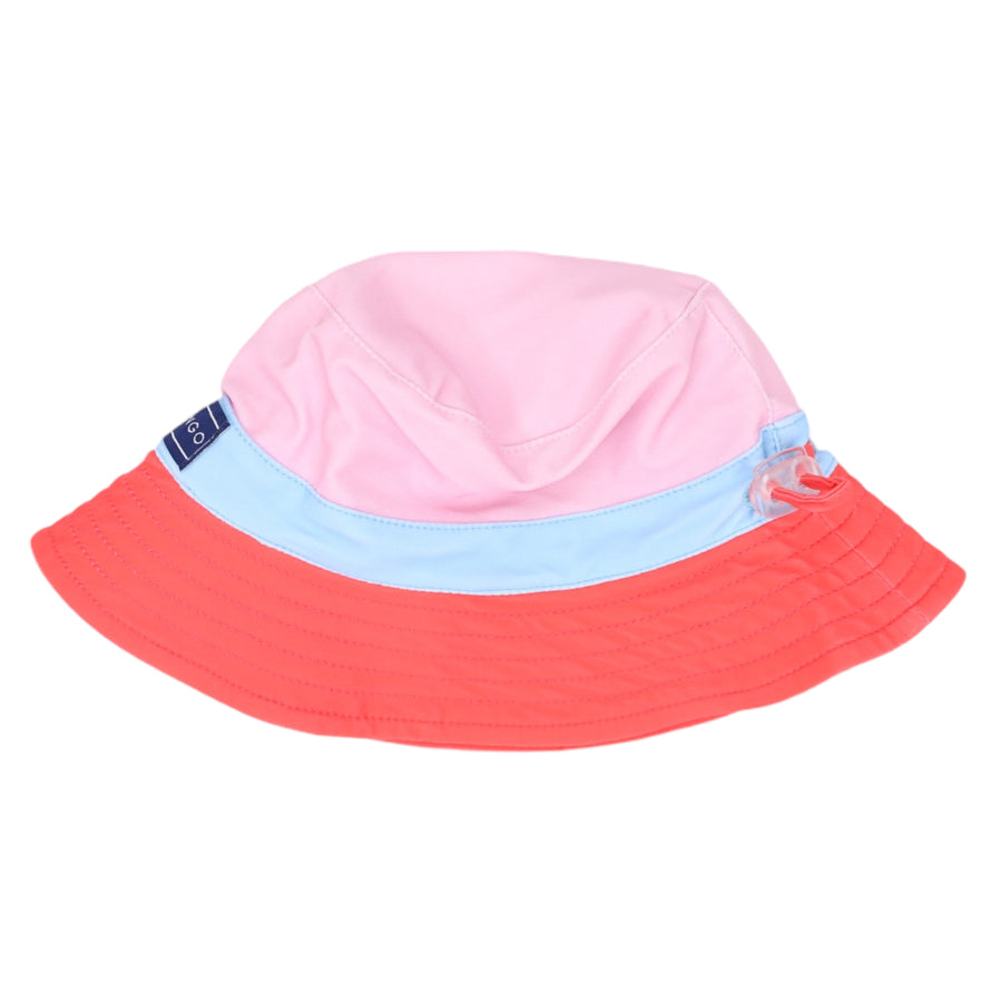 Contrast Swim Sun Hat Pink