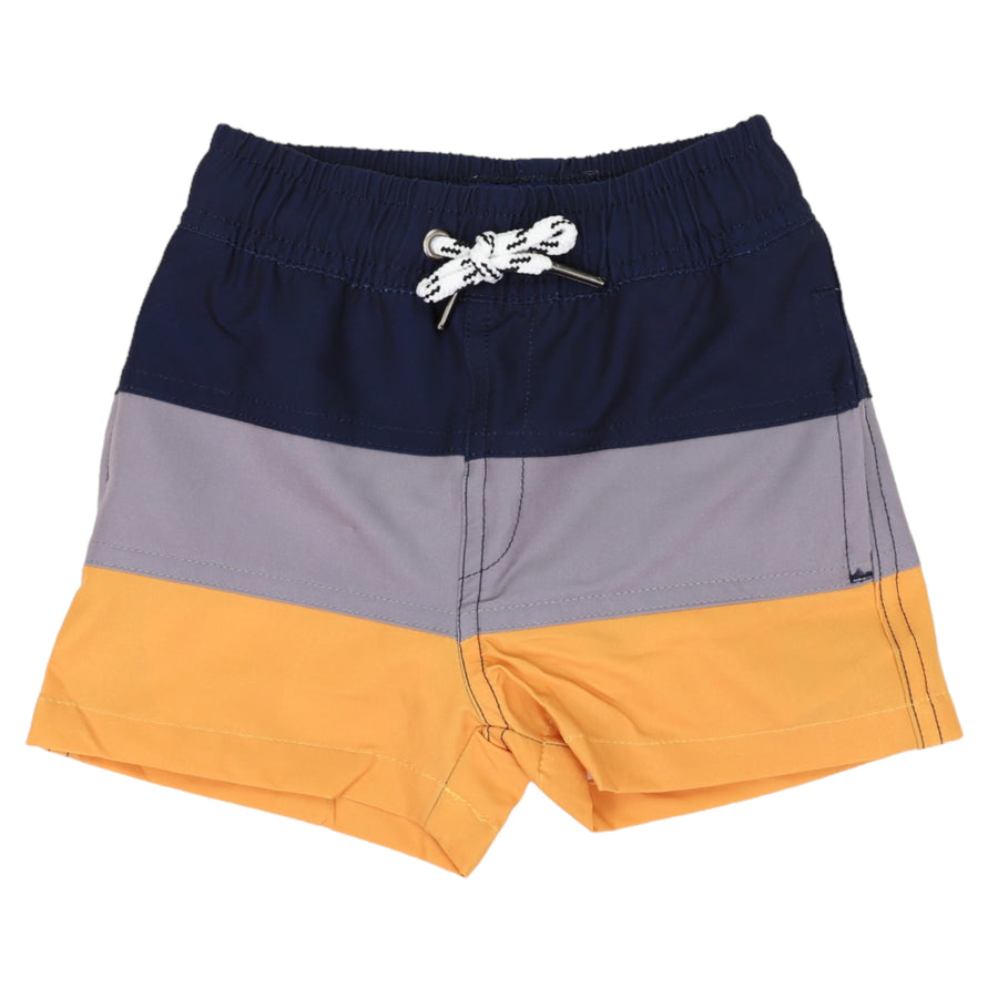 Contrast Boardies Mustard/Navy