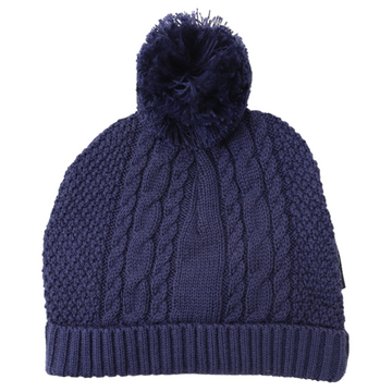 Cable Knit Beanie Peacoat