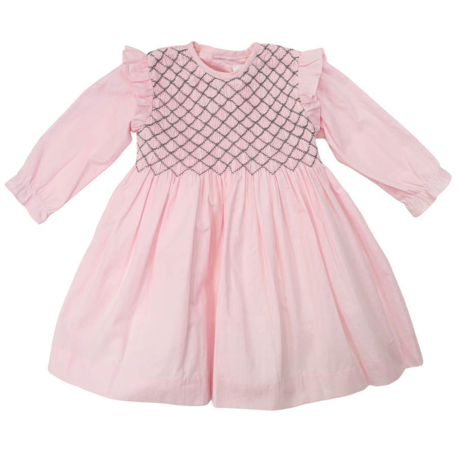 Smocked Dress Fairytale Pink