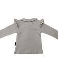 Frill Collared Cotton Blouse London Fog