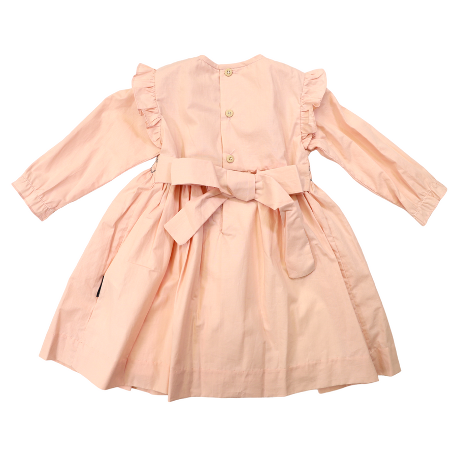 Frill Smocked Dress Lotus