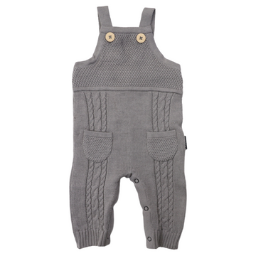 Cable Knit Overall Moon Mist