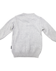 Butterfly Knit Sweater Microchip Grey