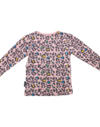 Leopard Print Long Sleeve Tee Lotus