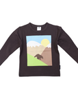 Wilderness Long Sleeve Tee Charcoal