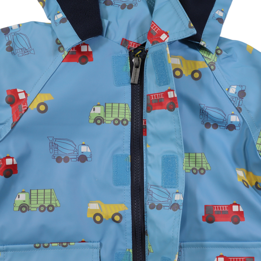 Trucks Polar Fleece Lined Raincoat Airie Blue