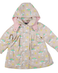 Sunshine & Rainbows Polar Fleece Lined Raincoat Tapioca