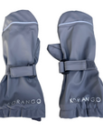 Polar Fleece Lined Waterproof Mittens with Adjustble Fastener Charcoal