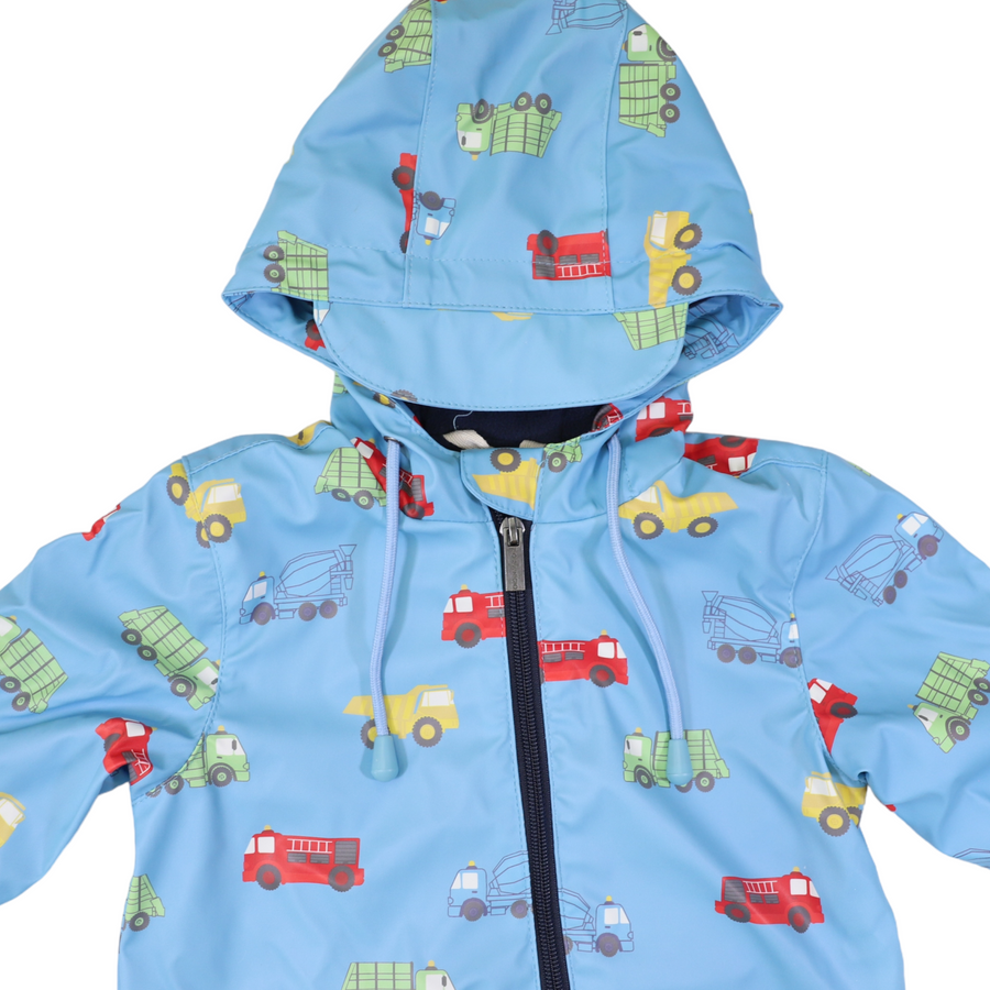 Trucks Polar Fleece Lined Zip Rain Suit Airie Blue