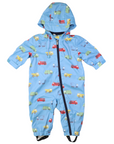 Trucks Polar Fleece Lined Zip Rain Suit Airie Blue