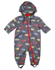 Trucks Polar Fleece Lined Zip Rain Suit Charcoal