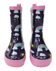 Sunshine & Rainbows Gumboot Peacoat