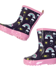 Sunshine & Rainbows Gumboot Peacoat