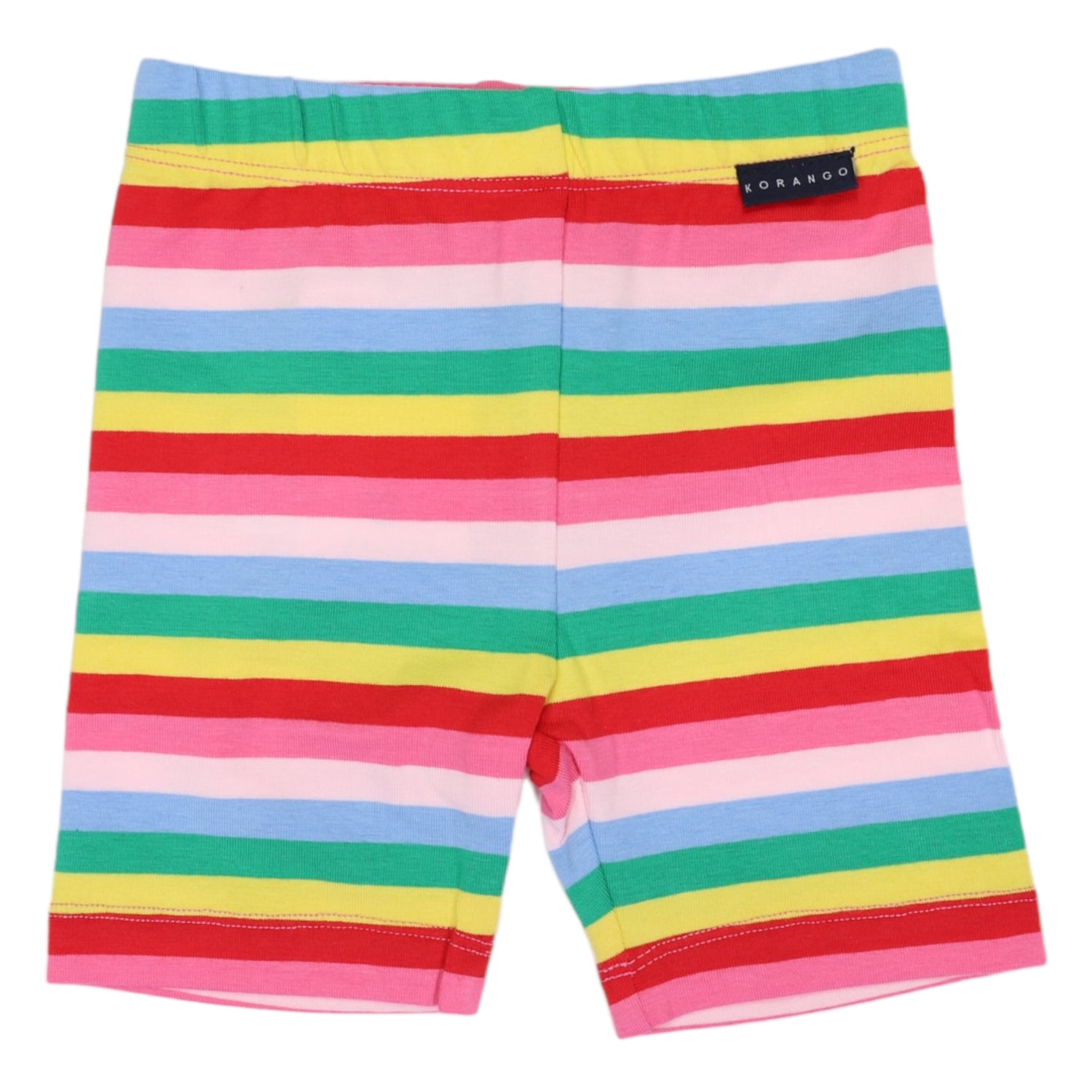 Rainbow Striped Bike Short